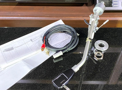 Fidelity-Research FR-54 Tonearm w/Headshell Weight PHONO Cable Tested Japan JN02