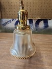 Vintage Antique Brass Wall Mount Light With Globe — photo 5