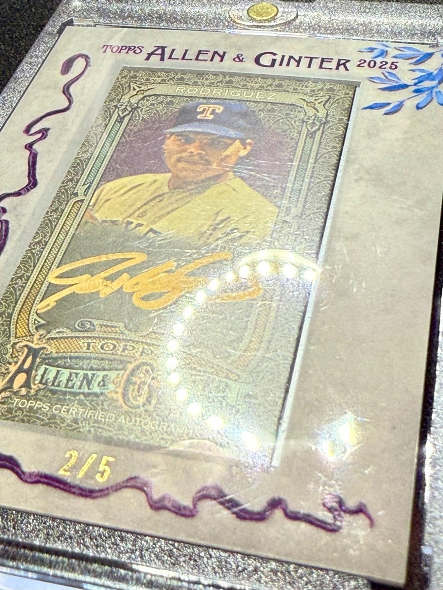 Ivan Rodriguez 2025 Topps Allen & Ginter X #MA-IR Silver Frame