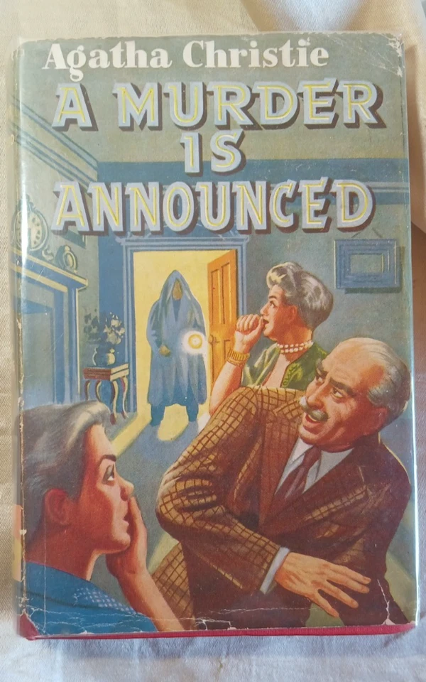 Agatha Christie "Murder is Announced" 1951 Thriller Book Club H/B D/J Scarce - Image 2 of 4