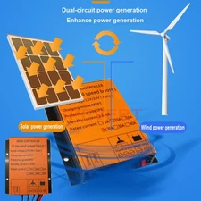 800W-1000W-3000W Wind Turbine Generator 12/24V 48V MPPT Charge Controller Regler