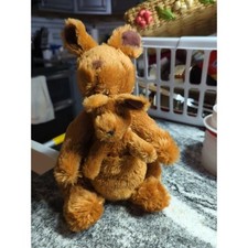 Kohl's Cares Mom and Baby Kangaroo Joey Plush Stuffed Animal 9"