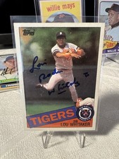 Top 10 Lou Whitaker Baseball Cards 15