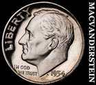 1954 Silver Roosevelt Dime-Choice Gem Proof Lustrous No Reserve #i5824