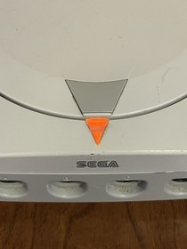 Sega Dreamcast Console Only White Console Model Powers On Not Further Tested