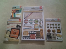 Basicgrey Clippings Embellishments.  Scrapbook New