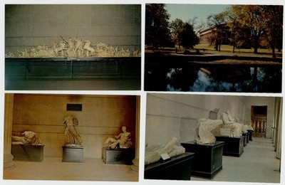 LOT OF 4 Nashville TN Parthenon Greek replica statues Elgin Marbles Athena PCs