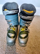 Ski Boots Salomon Size 5.5 Womens Elipse Design 8.0 Good Condition