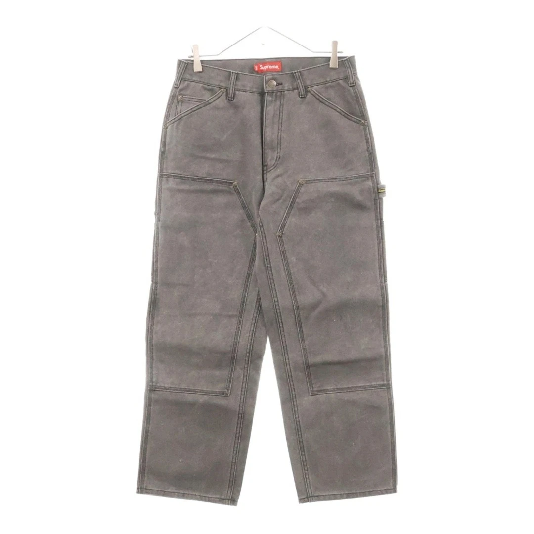 Pantalon de peintre double genou noir SUPREME 23SS occasion dc75ae3728e17517a00b4cb4f