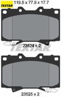 Textar 2352402 Bremsbelagsatz FüR Scheibenbremse Bremsbelagsatz