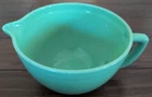 Vintage Anchor Hocking Fire King 2.5 Qrt Green Jadeite Mixing Batter Bowl