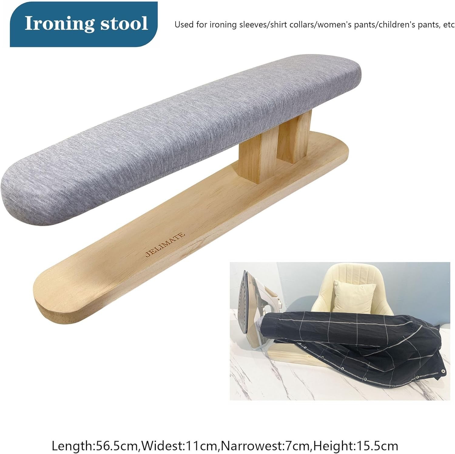Sleeve Tabletop Ironing Board Portable Chest&sSleeves Ironing Board with Wooden