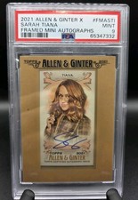 2021 Topps Allen & Ginter Sarah Tiana Mini Framed Auto #FMA-STI Famous Comedian