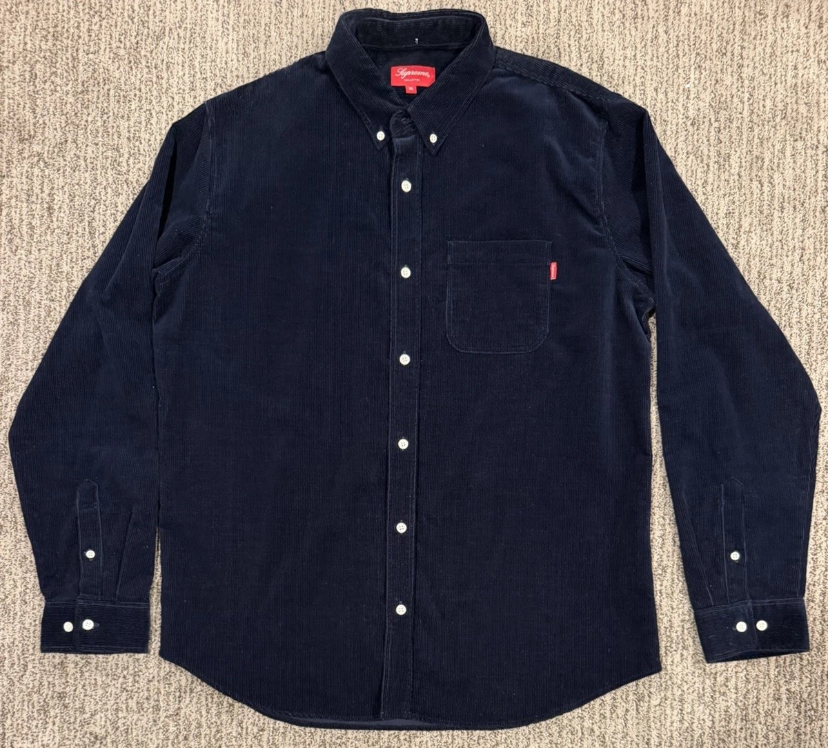 Supreme Long Sleeve Blue Shirts for Men for sale | eBay