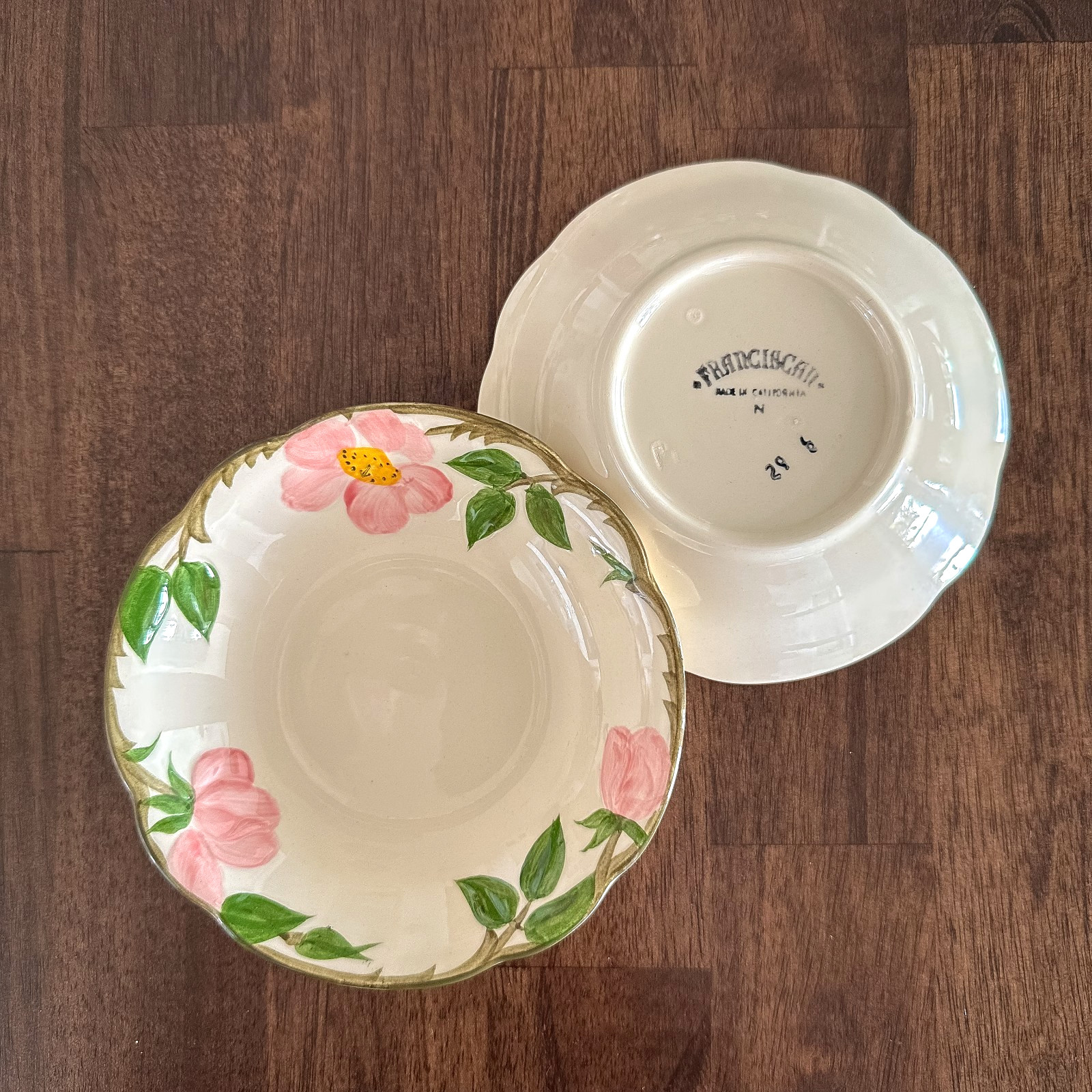 Franciscan Desert Rose Fruit Berry Bowl 5.5