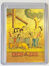 King Of The Hill Gold Plated Artist Signed “Comedy Classic” Trading Card 1/1