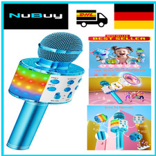 Karaoke Mikrofon Bluetooth LED Kinder KTV Lautsprecher Stimmenverzerrer