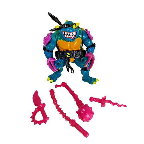 Vintage TMNT Slash 1990 with belt and tools Action Figure