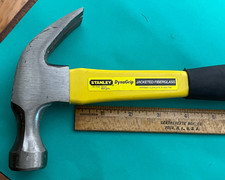 Stanley DynaGrip Hammer Jacketed Fiberglass 16oz Straight Claw Vintage USA NOS