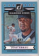 2015 Panini Donruss Diamond Kings Stat Line Career 4/400 Jose Abreu #6 0a7