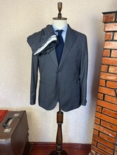 NWOT Linea Sartoriale Gray 150'S Wool Half Lined Italian Formal Suit 42 W38 L33