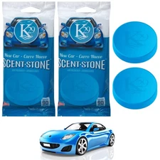 2 X New Car Scent Stones K29 Keystone Natural Aroma Air Freshener Home Office