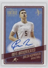 2021-22 Onyx Vintage Auto Balsa Koprivica #VABK Auto w1s