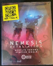 Nemesis Retaliation Stretch Goals 39 Acrylic Tokens Neoflesh Expansion