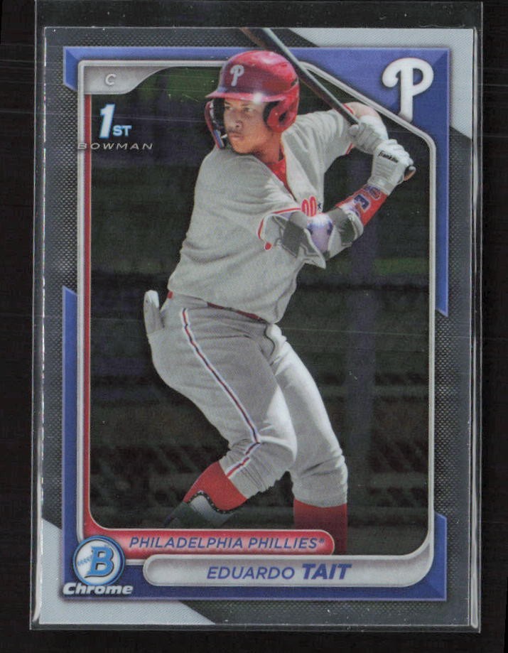2024 Bowman Chrome #BCP-164 Eduardo Tait Prospects Philadelphia Phillies (JT)