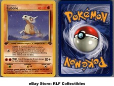 1999 Pokemon, Jungle, #50/64 Cubone, 1st Edition, Common (b)