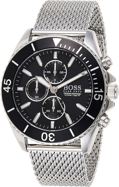 Montre chronographe Hugo Boss Ocean 1513701 en acier inoxydable