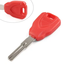 Red Uncut Blade Blank Key For Ducati XDiavel 1260/1260S Multistrada 950S/1260S
