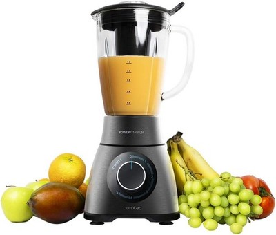 Cecotec Power Black Titanium 2500Max Standmixer 1500W Glasbehälter 1,8L