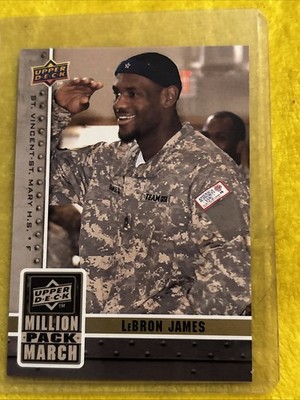 Lebron James Upper Deck 2010 Million Pack March Insert Card MPM-7