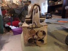 4x- vintage H.S. PEASE (cincinnati) coal fired iron-pat 1888