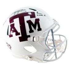 Johnny Manziel Signed 12 Heisman - Money Manziel Inscription Texas A&M Aggies Sp