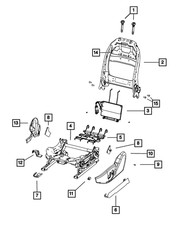Genuine Mopar Power Seat Adjuster 68157237AF