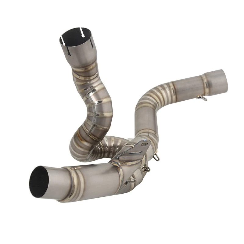 Tubo de escape medio aleación de titanio antideslizante para Ducati Multistrada 950 V2 2017-2020 Foto 3 de 4