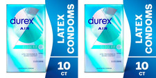 Durex Air Close Fit Condoms 2 Pack 10ct Latex Set