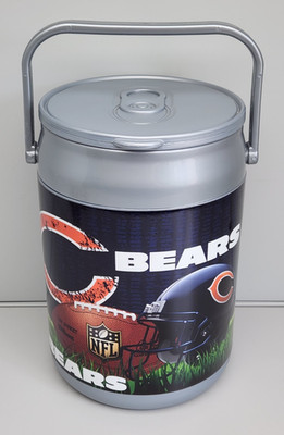 Chicago Bears NFL Football 10-Can Round Cooler 8.5L Round Picnic Time 756 No. 2