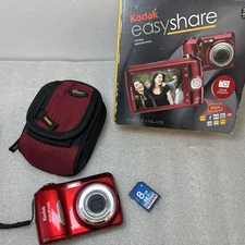 Kodak EasyShare C1530 3.0 LCD 14MP 3X Optical Zoom Digital Camera 8Gb SD Tested