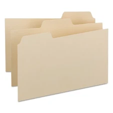 Smead 57030 Self-Tab Card Guides Blank 1/3 Tab Manila 8 x 5 100/Box