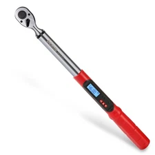 3/8 Inch Drive Professional Digital Torque Wrench 6.8-135N.M (5.02-99.57FT. L...
