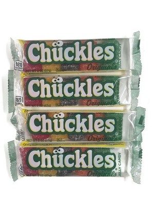 Chuckles Jelly Candy, 2 oz. Packs (Set of 4) 2 Ounce (Pack 4), Multicolor