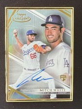 2021 Topps Gold Label - Framed On-card Autographs Mitchell White #FA-MW Rookie. rookie card picture