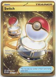 Switch 206/165 Scarlet & Violet 151 Hyper Rare Gold Holo