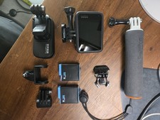 GoPro Hero 9 Black with two Batteries and some Accessories