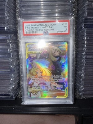 Pokémon TCG: Cynthia & Kattlea - Sun & Moon - Cosmic Eclipse - DE 228/236 - PSA7