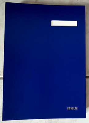 NEU !Unterschriftenmappe/ Sammelmappe blau/ A4, 20 Fächer/ ESSELTE