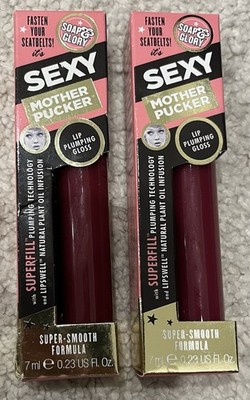 Pack Of 2 Soap & Glory Sexy Mother Pucker The Berry Thing Lip Plumping Gloss 7ml